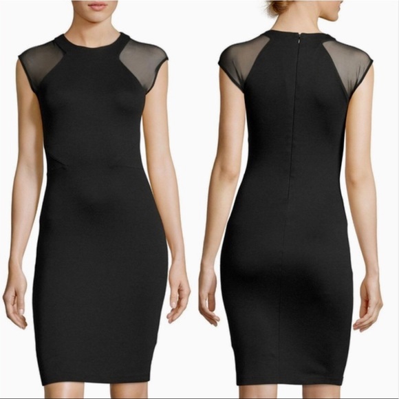 French Connection Eso Viven Black Dress - Picture 1 of 6